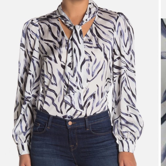 Kendal & Kylie Zebra Blouse - XS - Picture 4 of 4